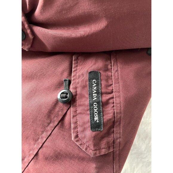 Canada Goose KENSINGTON Down Parka NO FUR 2506L Sz M Jacket Plum - Picture 6 of 16
